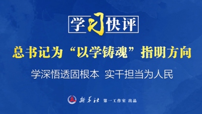 学习快评丨总书记为“以学铸魂”指明方向