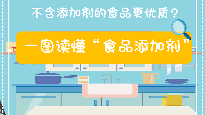 不含添加剂的食品更优质？一图读懂“食品添加剂”！